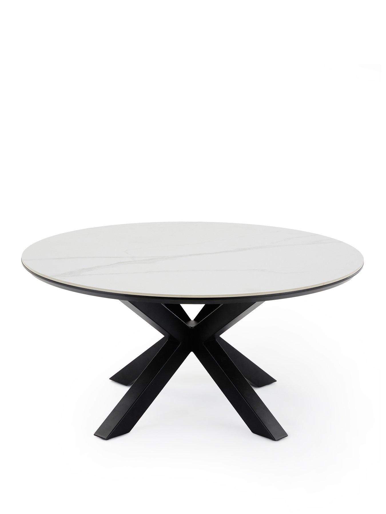  image of very-home-arabella-ceramic-coffee-table-whiteblack-fscreg-certified
