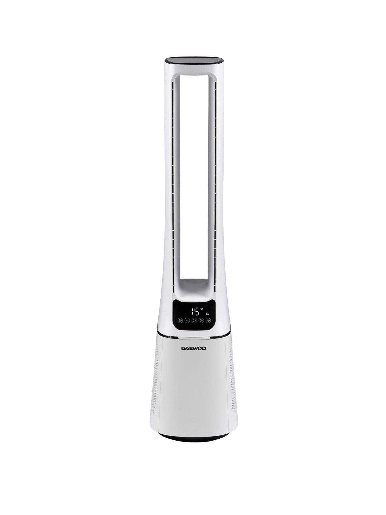 Daewoo 2 In 1 Bladeless Tower Fan  &  Purifier  - White