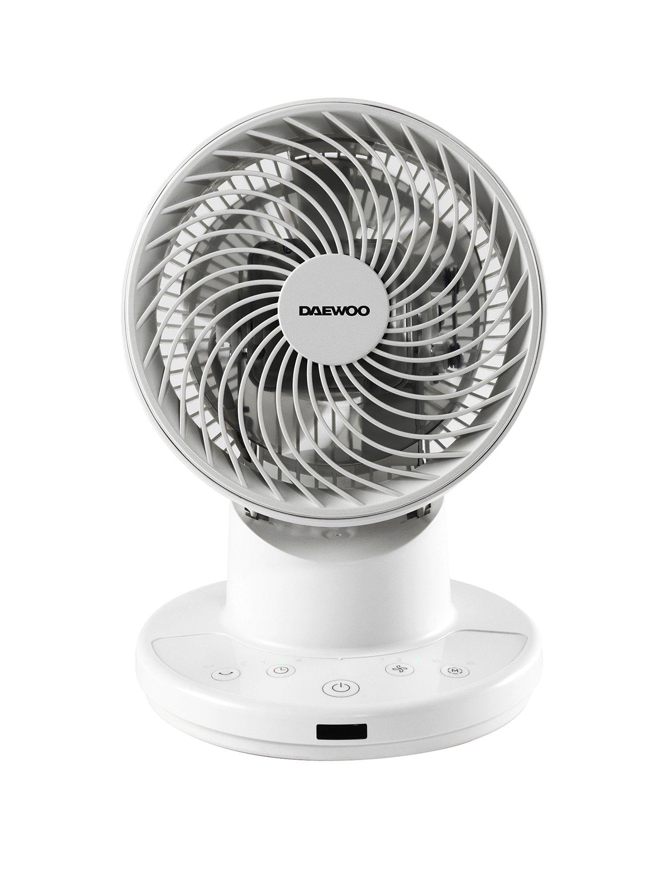 Daewoo 8" Air Circulator Desk Top Fan - White