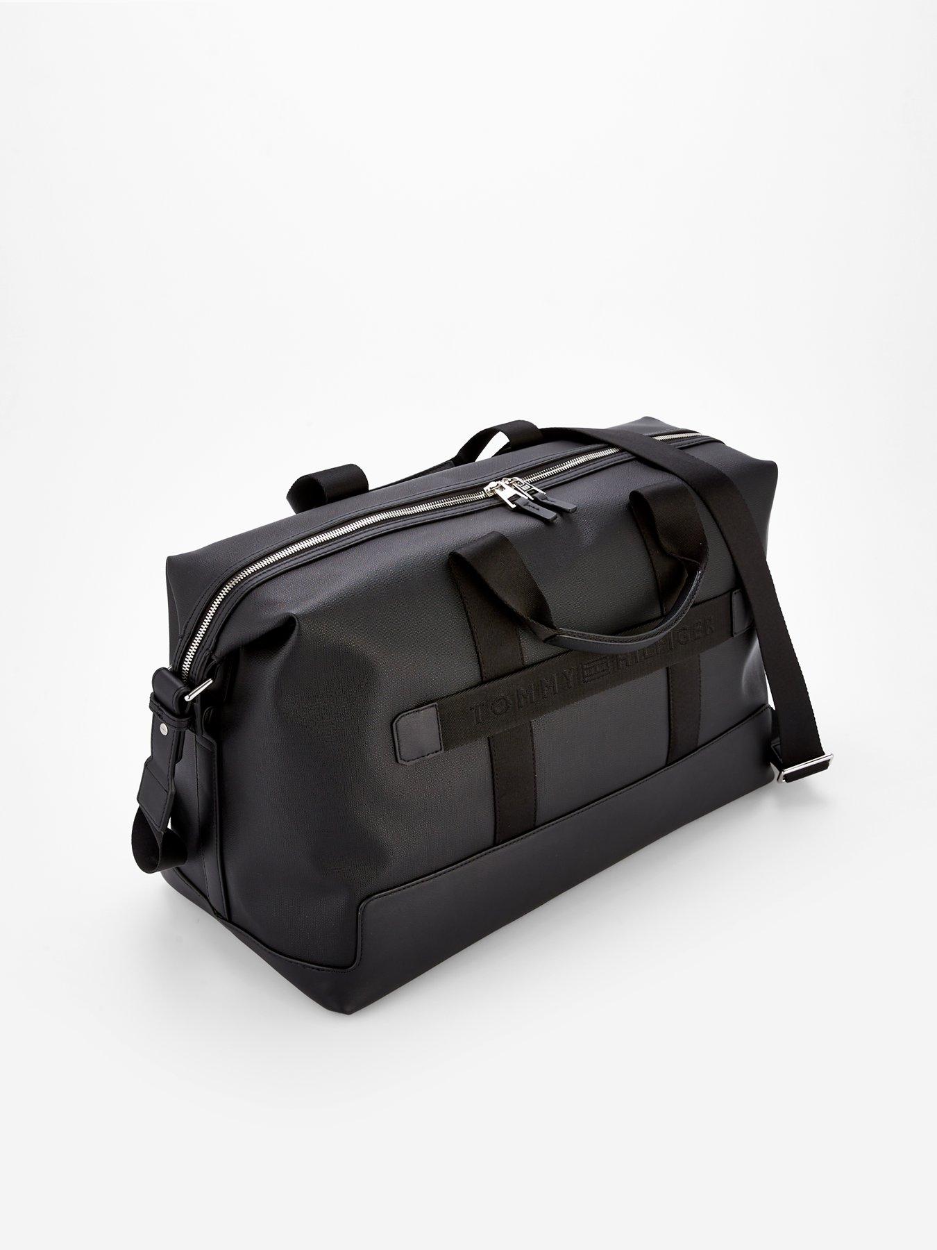 back image of tommy-hilfiger-th-modern-duffle-bag-black