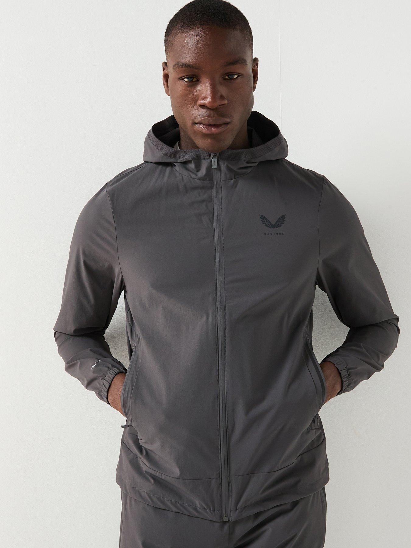 Image 1 of 6 of Castore Mens Training Flex Classic Woven Jacket - Grey