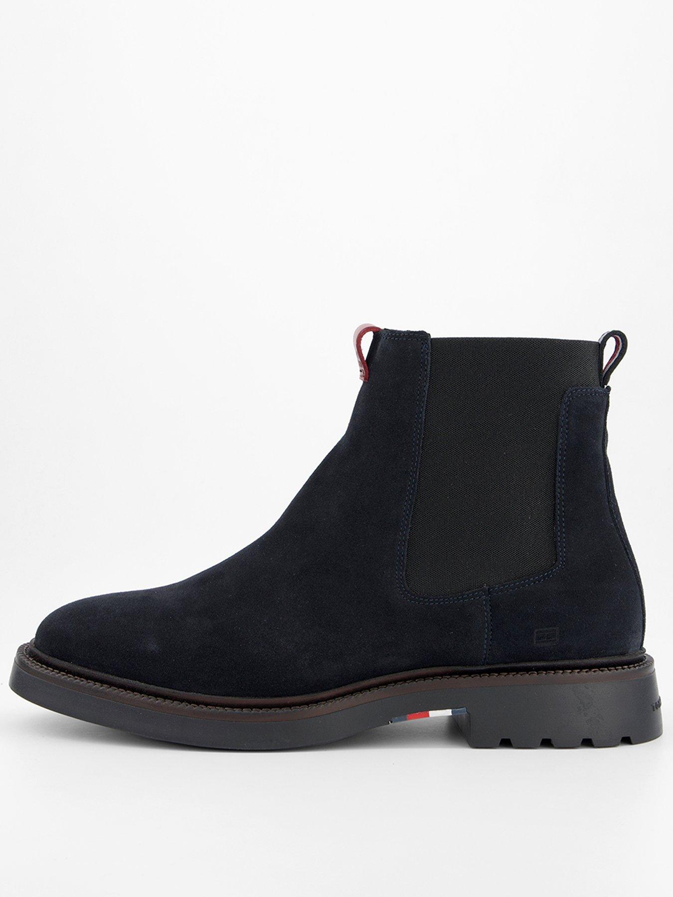 undefined Comfort Suede Chelsea Boots - Navy