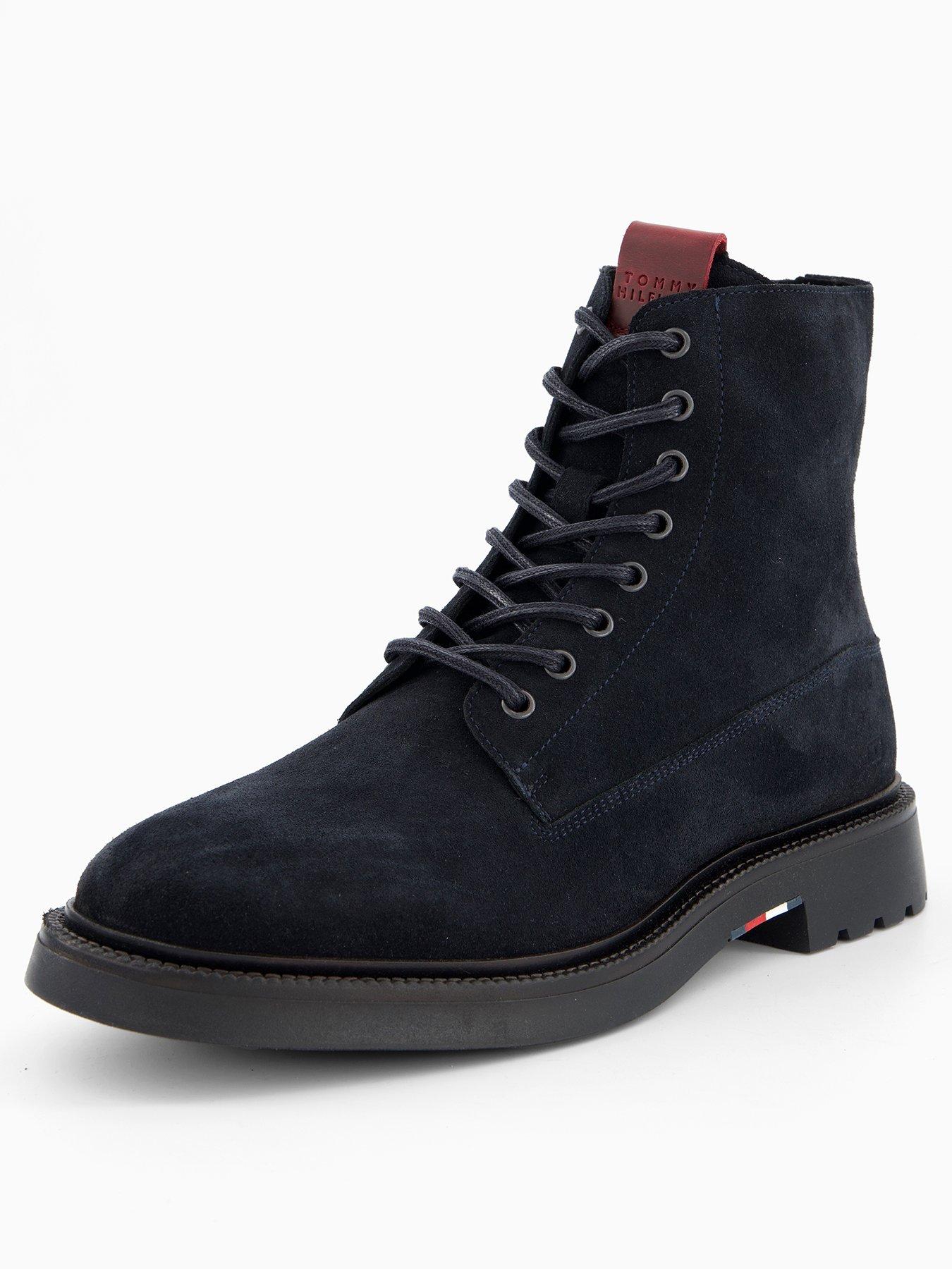 Image 2 of 7 of Tommy Hilfiger Comfort Lace Up Boots - Navy