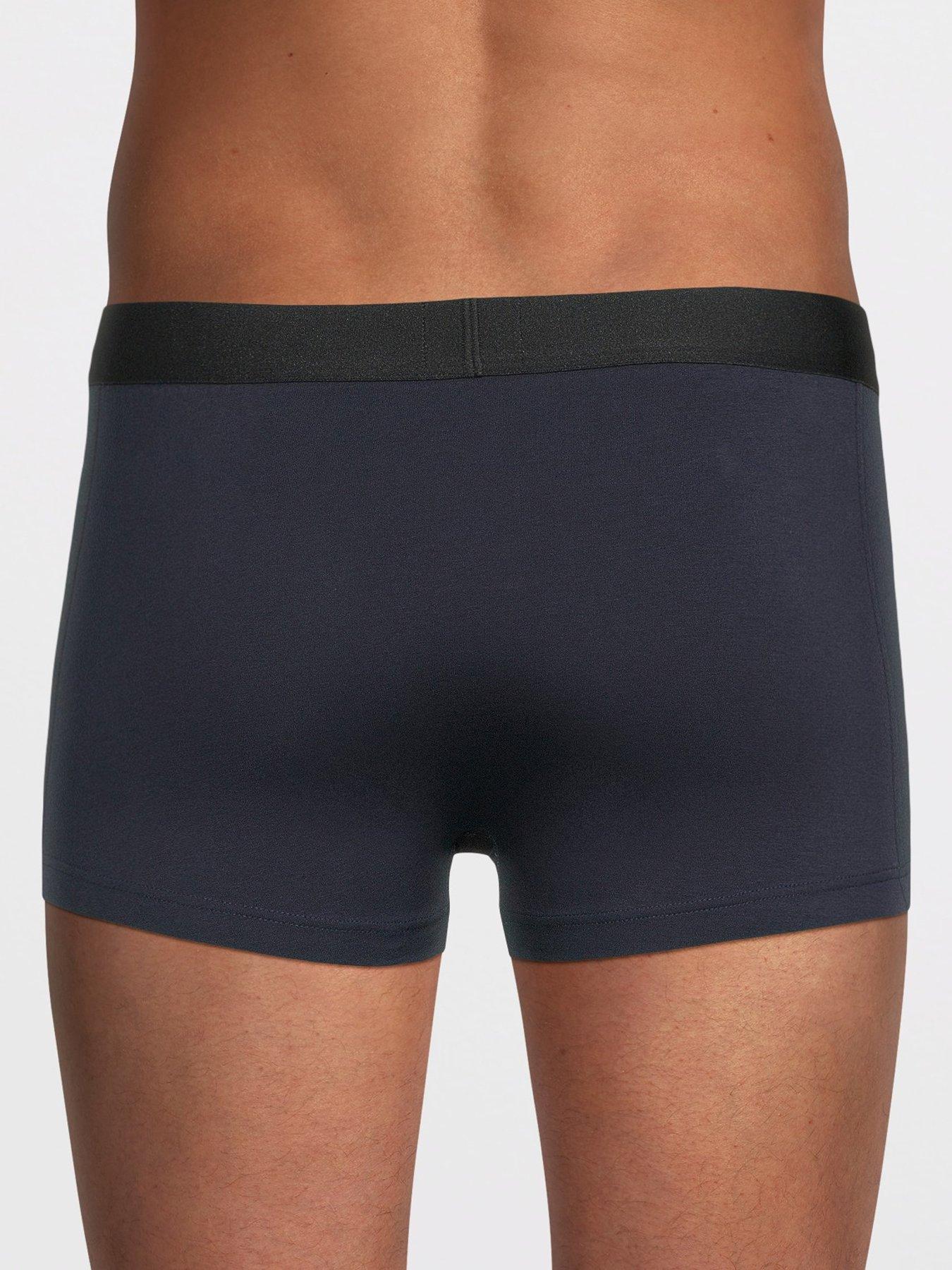 Image 3 of 3 of BOSS Bodywear 3 Pack Gold Logo Waistband Trunk Gift Set - Multi