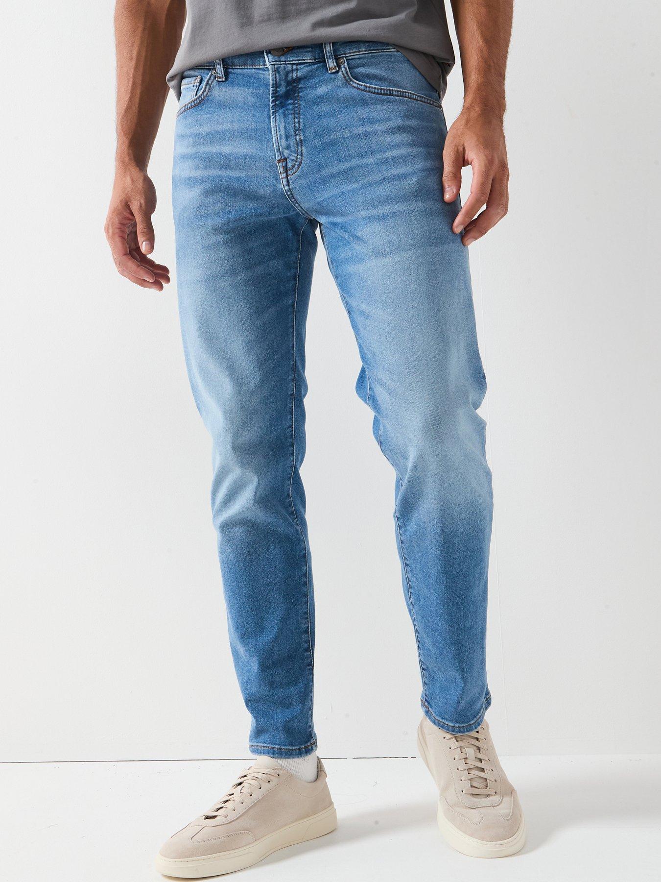 undefined Boss Re.maine Soft Motion Regular Fit Jeans - Light Blue