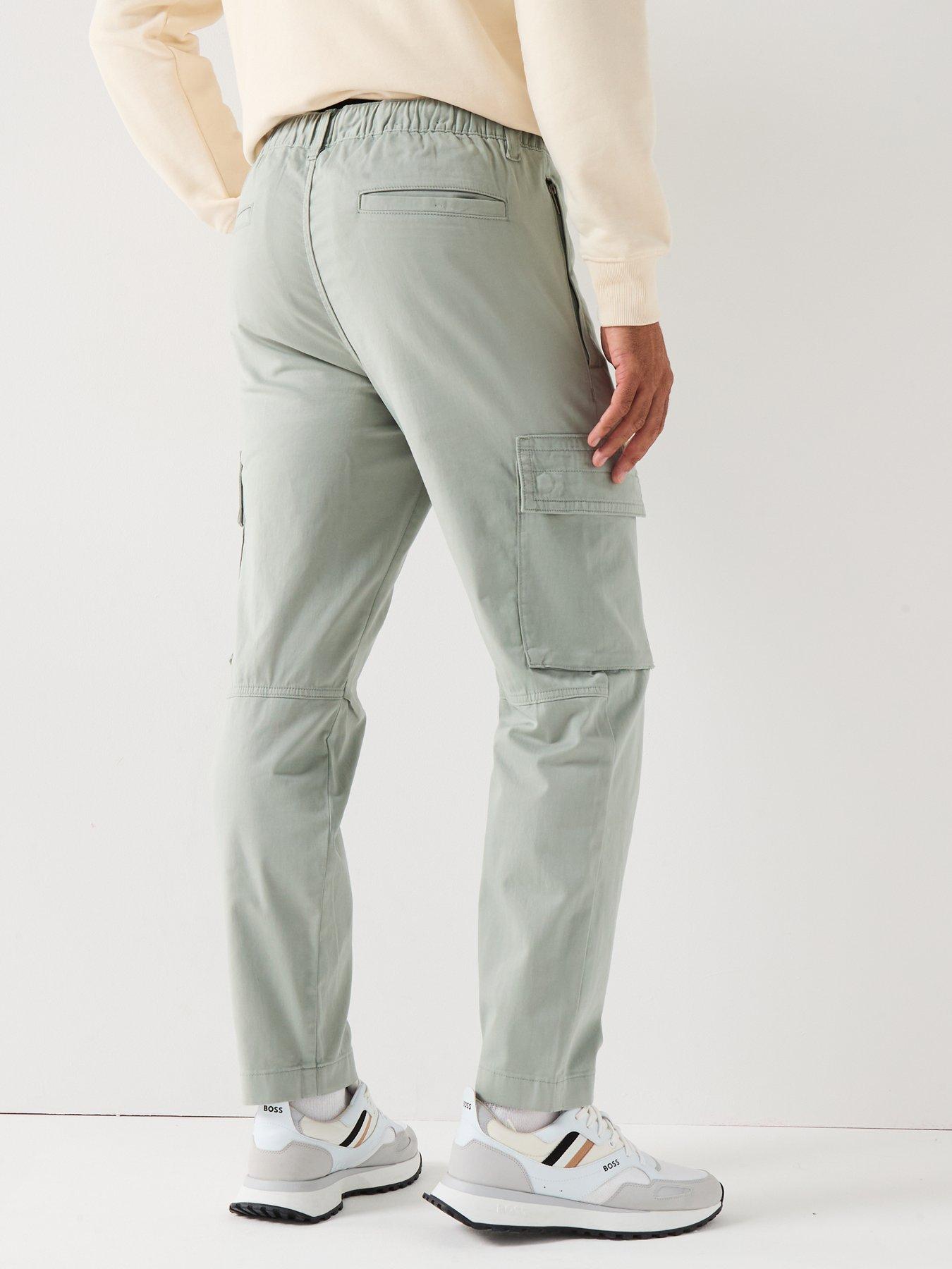 Image 2 of 5 of BOSS Sisla-9-Cargo Pants - Light Green
