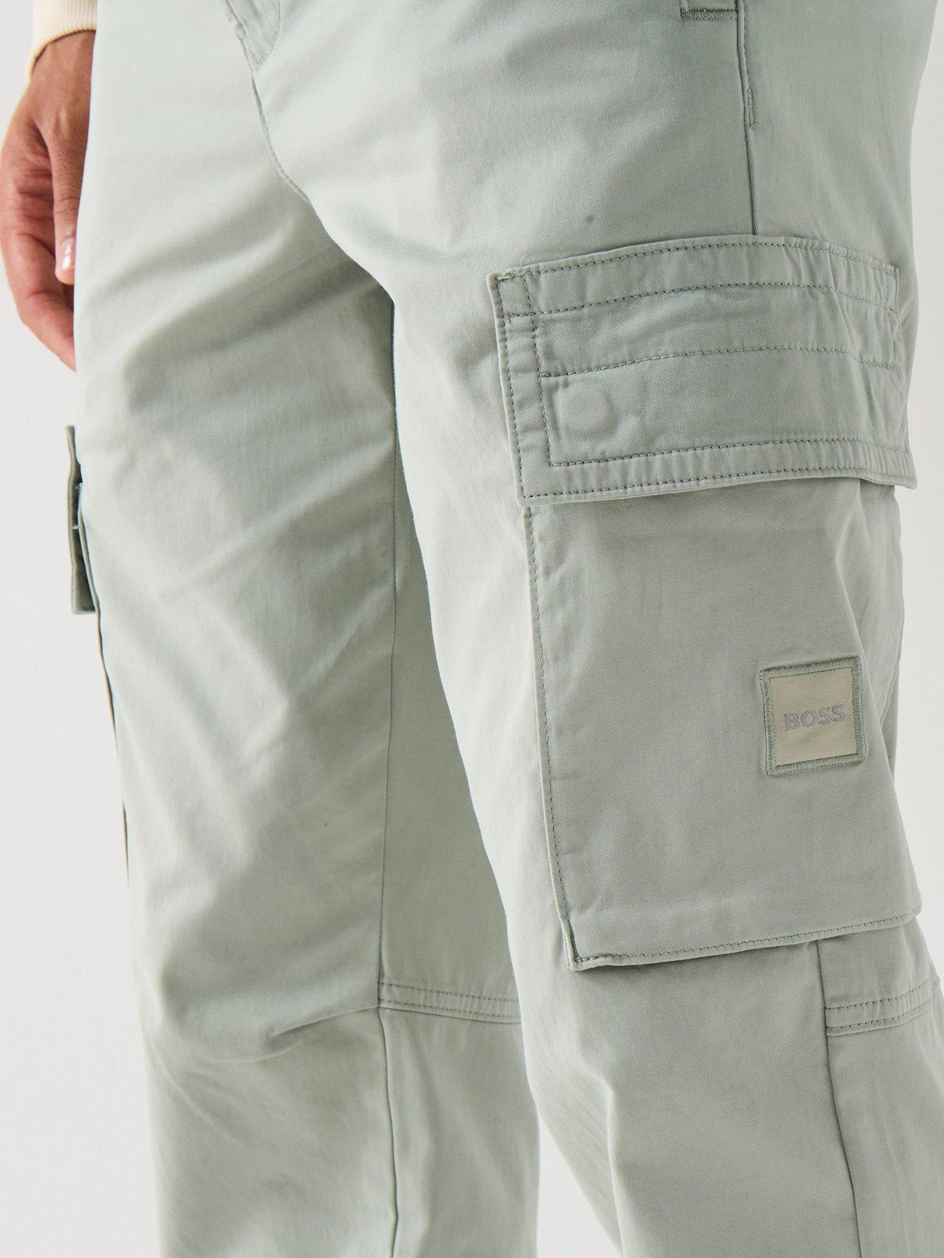 Image 5 of 5 of BOSS Sisla-9-Cargo Pants - Light Green