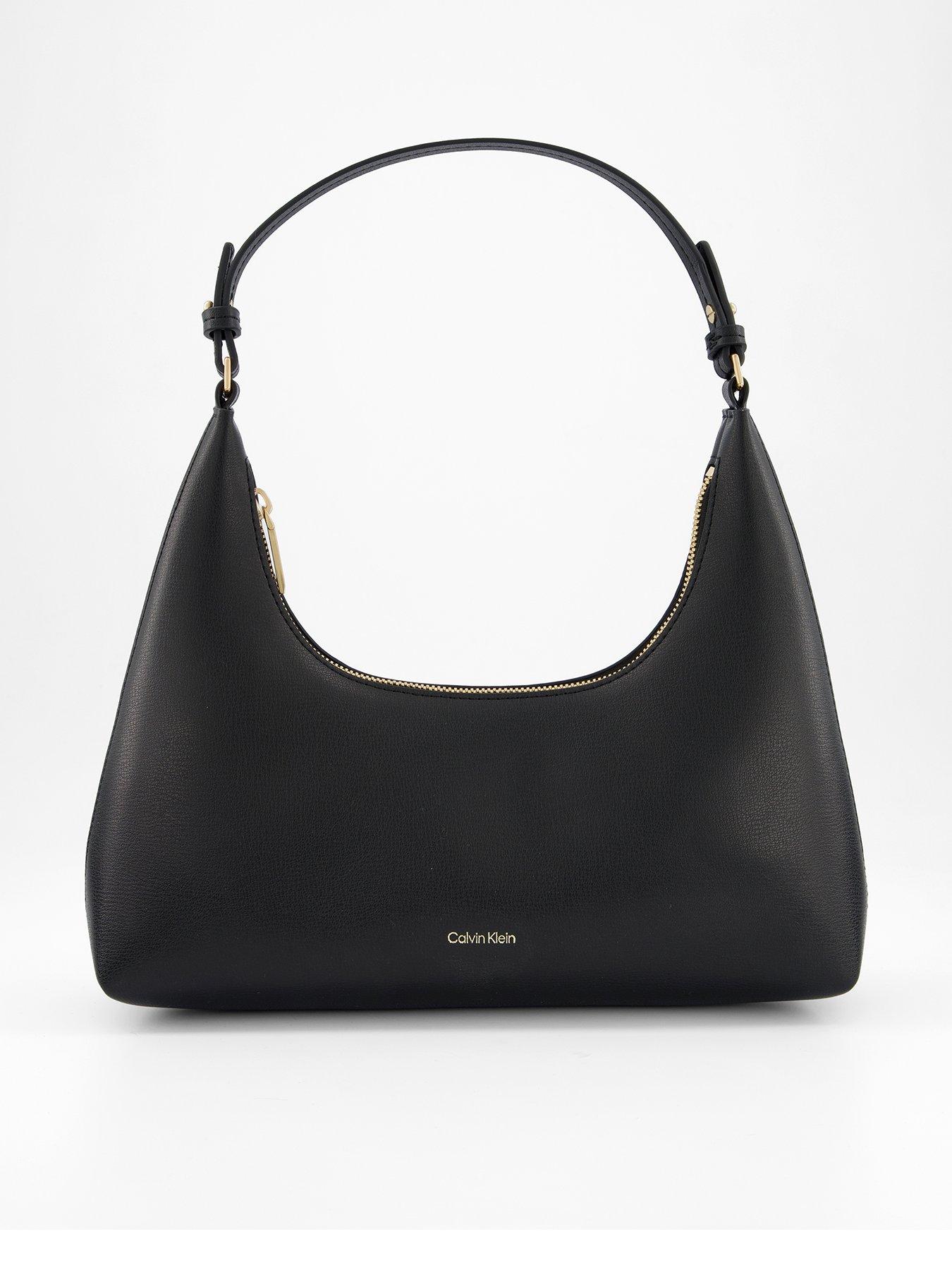 undefined Shoulder Bag with Logo - Black