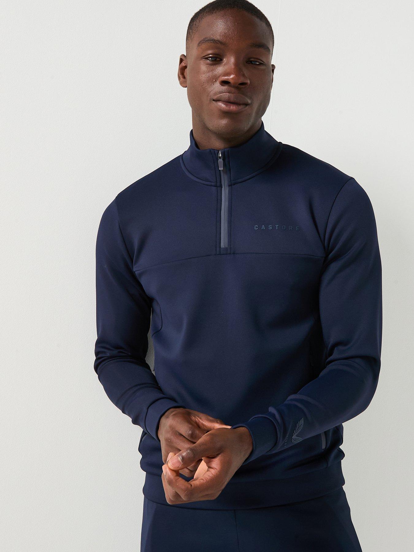 Castore Mens Training Flex Scuba 1/4 Zip - Navy