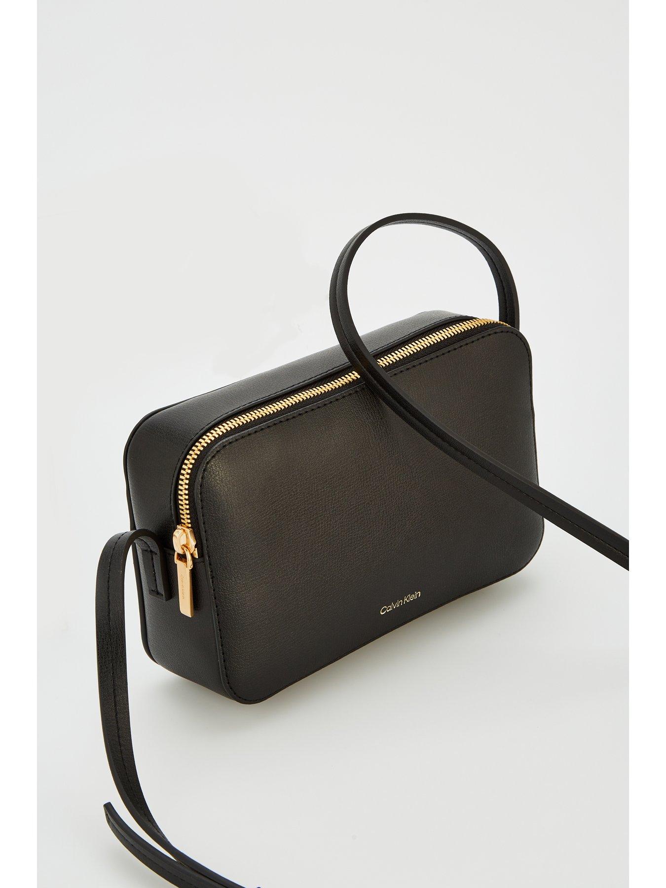 Image 2 of 4 of Calvin Klein Foil Logo Camera Bag - Black