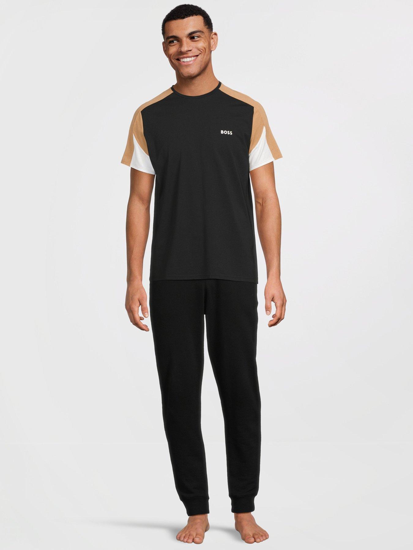 Image 3 of 5 of BOSS Balance Pima Modal Loungewear T-Shirt - Black