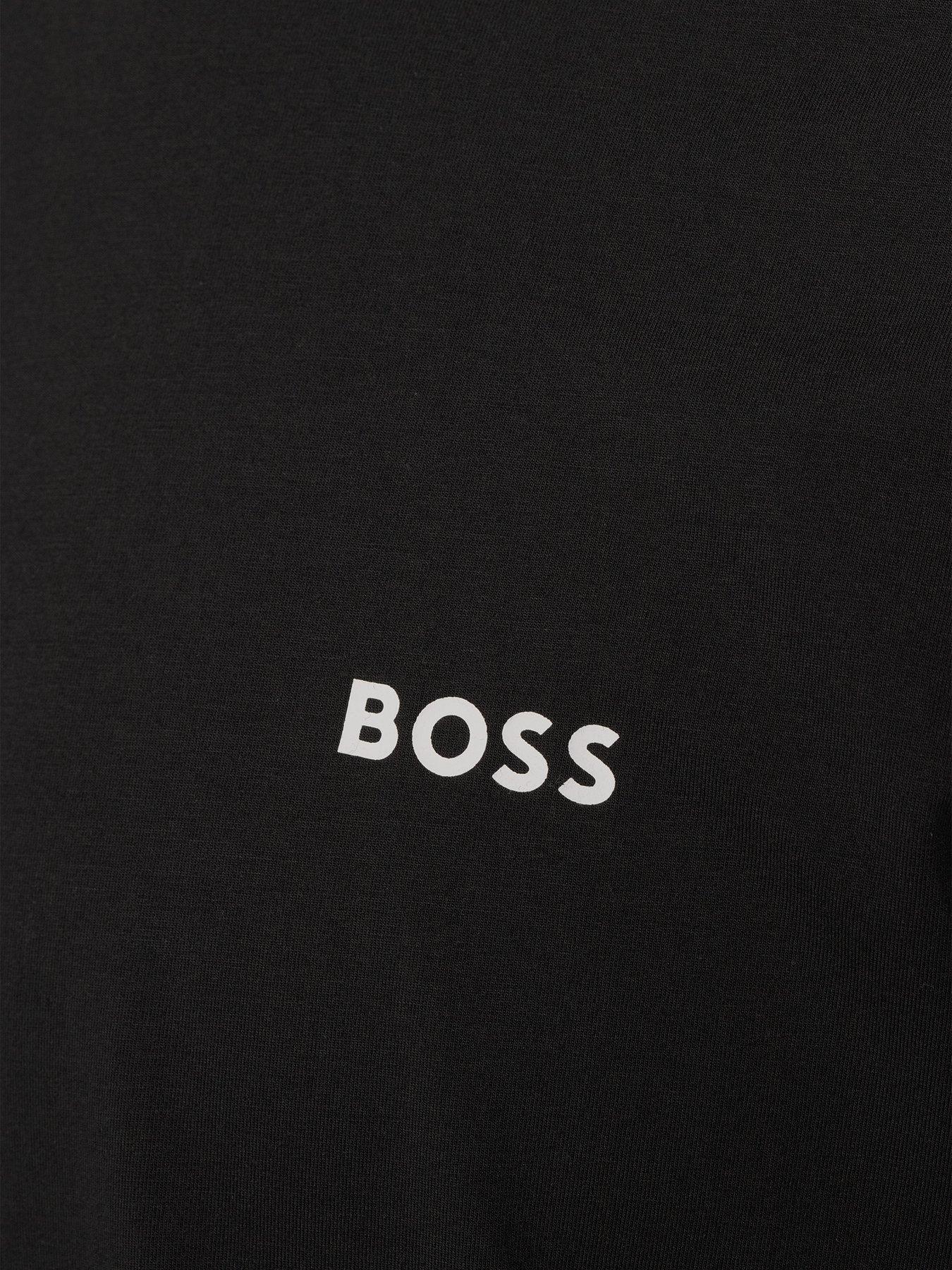 Image 4 of 5 of BOSS Balance Pima Modal Loungewear T-Shirt - Black