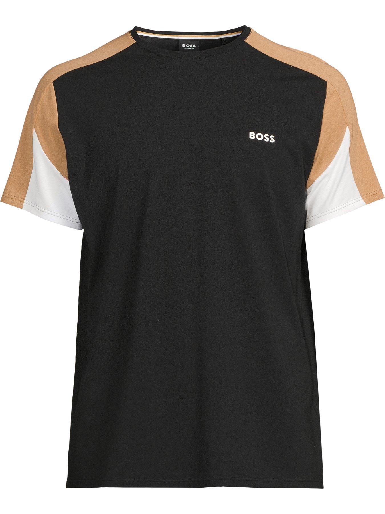 Image 5 of 5 of BOSS Balance Pima Modal Loungewear T-Shirt - Black