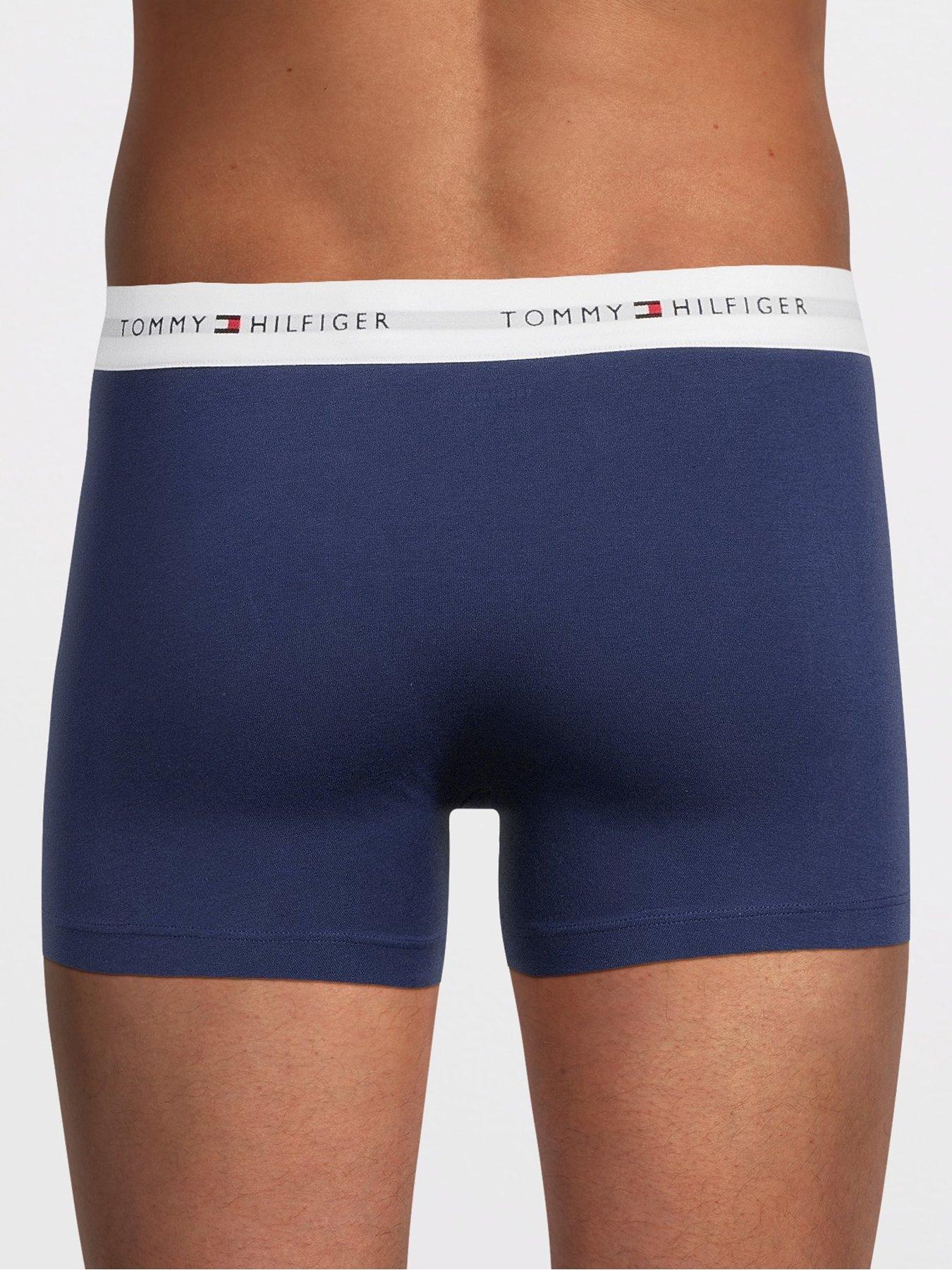Image 3 of 3 of Tommy Hilfiger 3 Pack Signature Cotton Trunks - Assorted