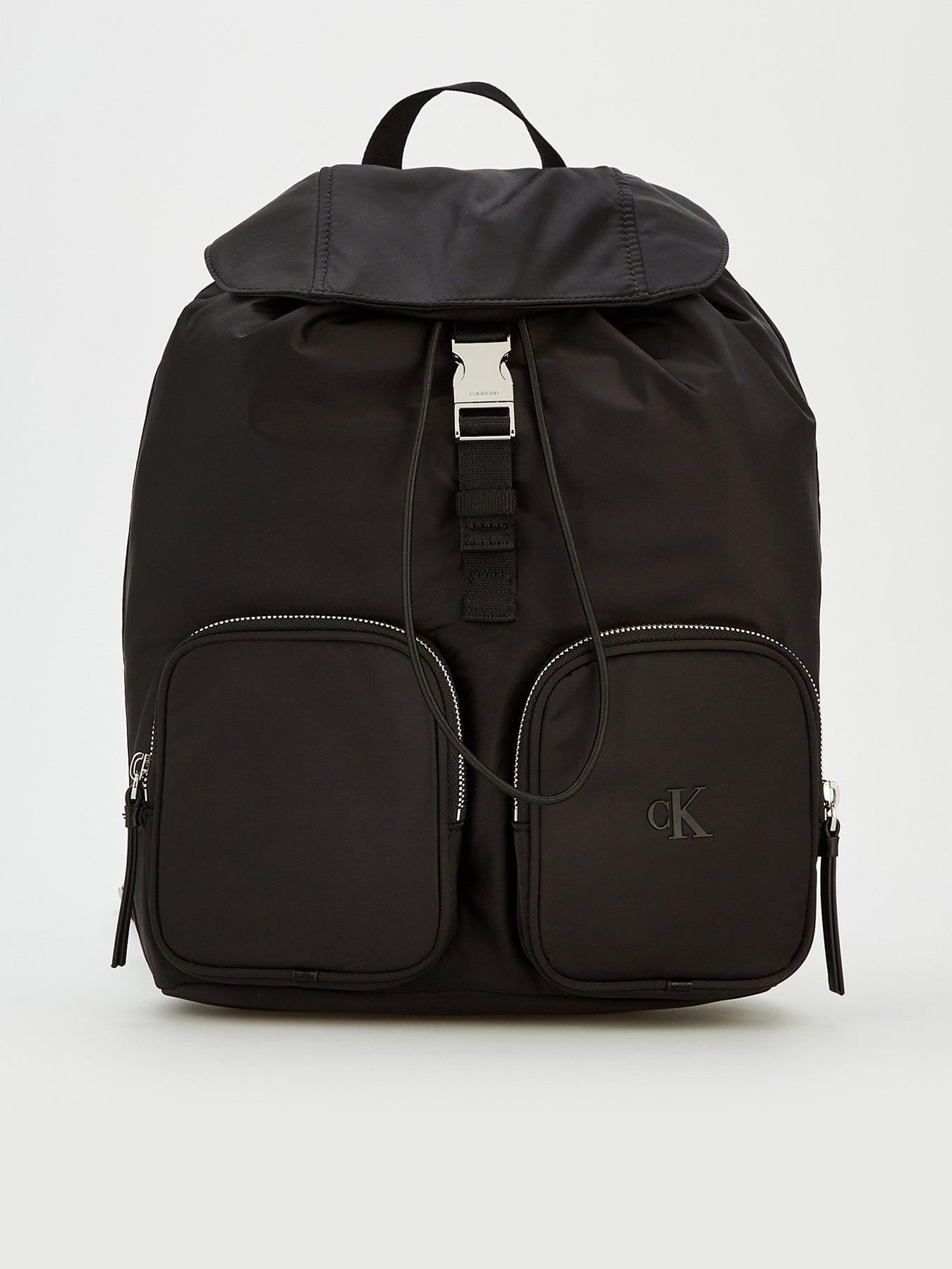  image of calvin-klein-nylon-backpack-black