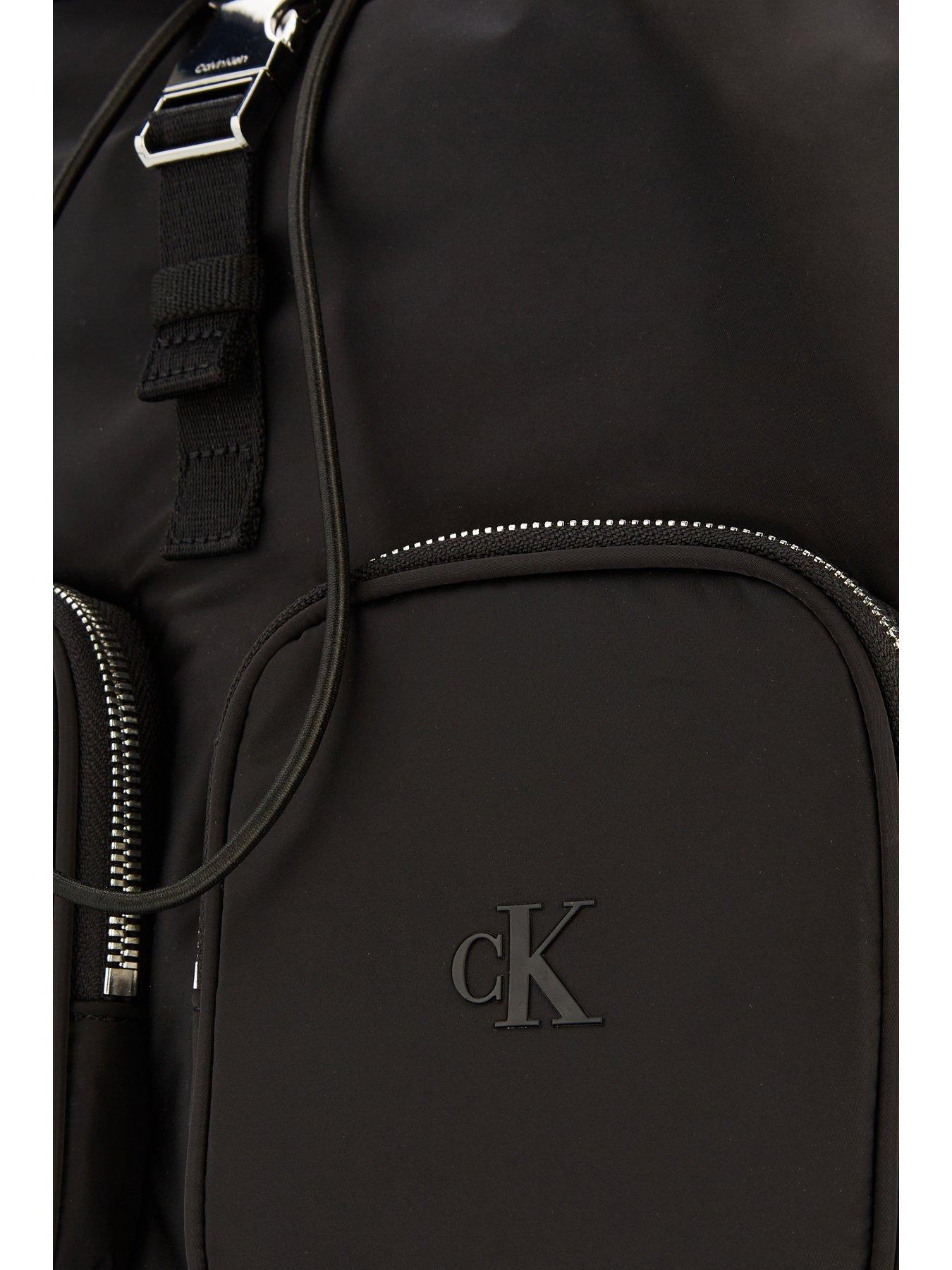  image of calvin-klein-nylon-backpack-black