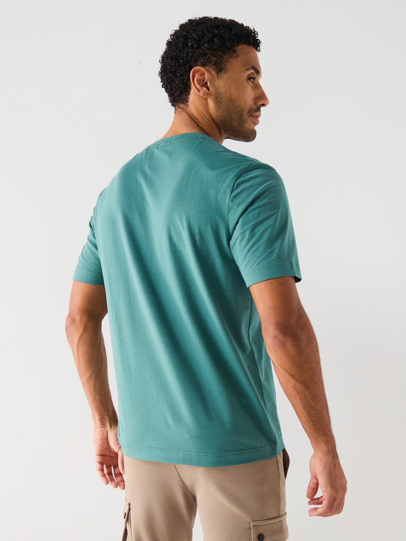 Image 2 of 6 of BOSS Tchup Relaxed Fit Centre Logo T-Shirt - Green