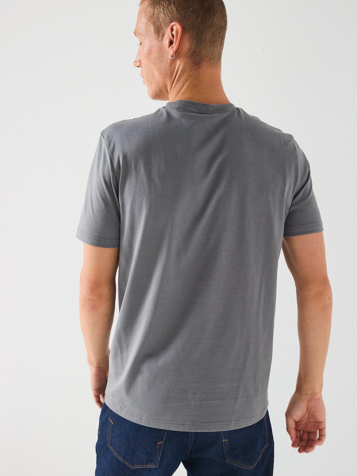 Image 2 of 5 of BOSS Large Logo T-Shirt - Light Grey