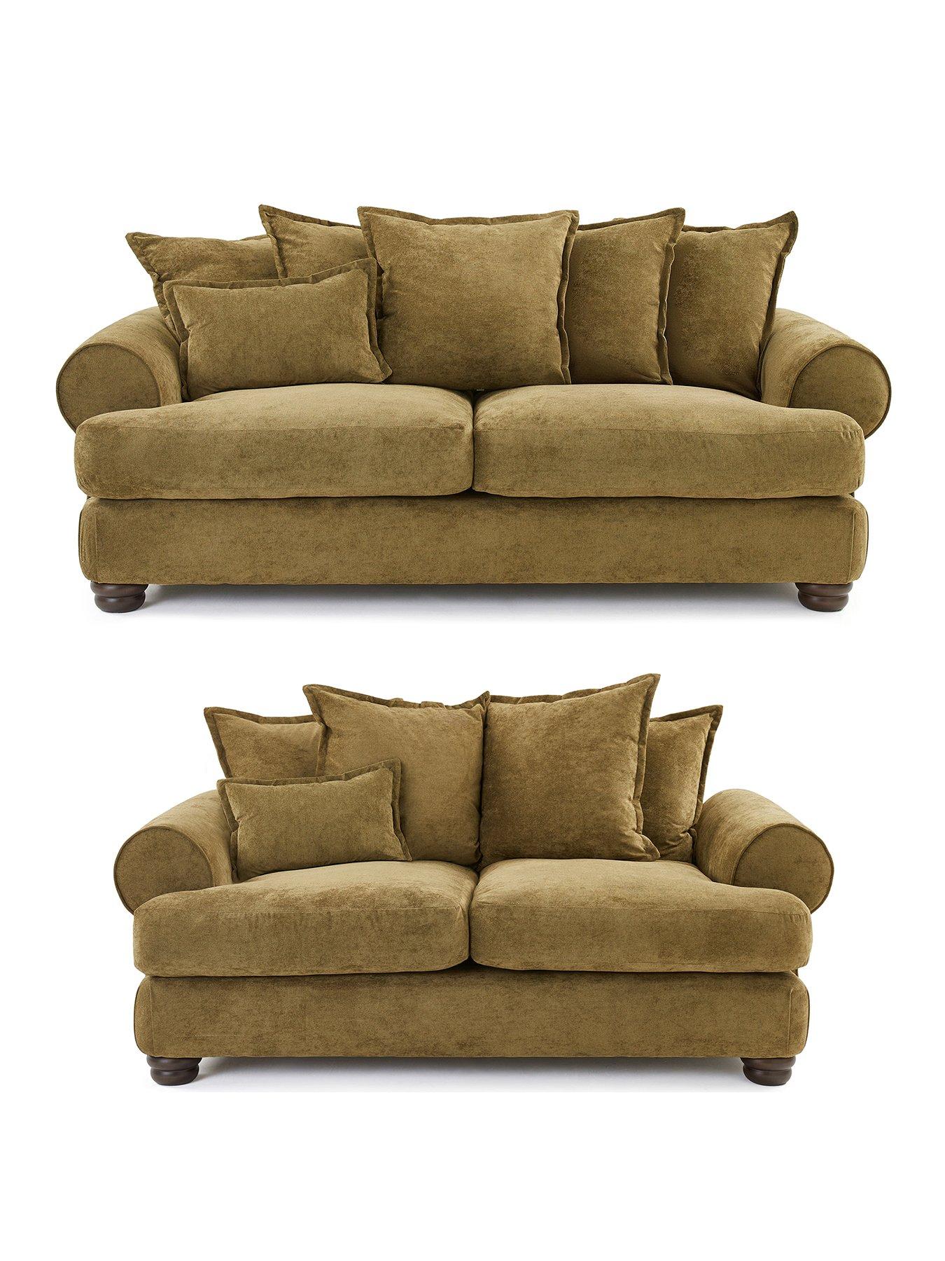 Image 2 of 7 of The Very Collection Amersham 3 + 2 Seater Scatter Back&nbsp;Fabric Sofas Set (Buy &amp; SAVE!)&nbsp;- Made to Order in the UK - FSC&reg; Certified