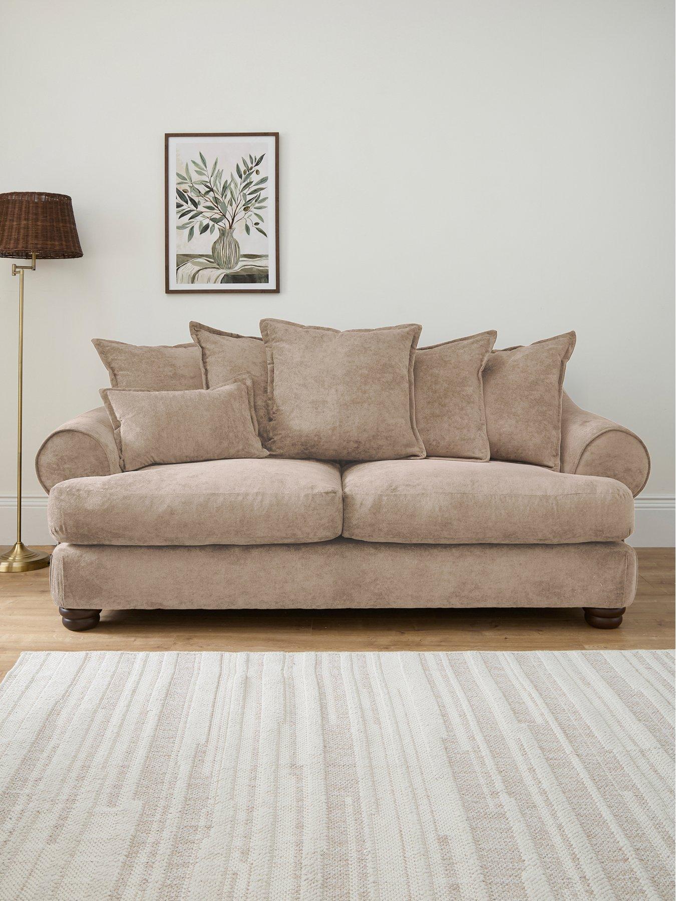 undefined Amersham 3 Seater Fabric Sofa - Made to Order in the UK