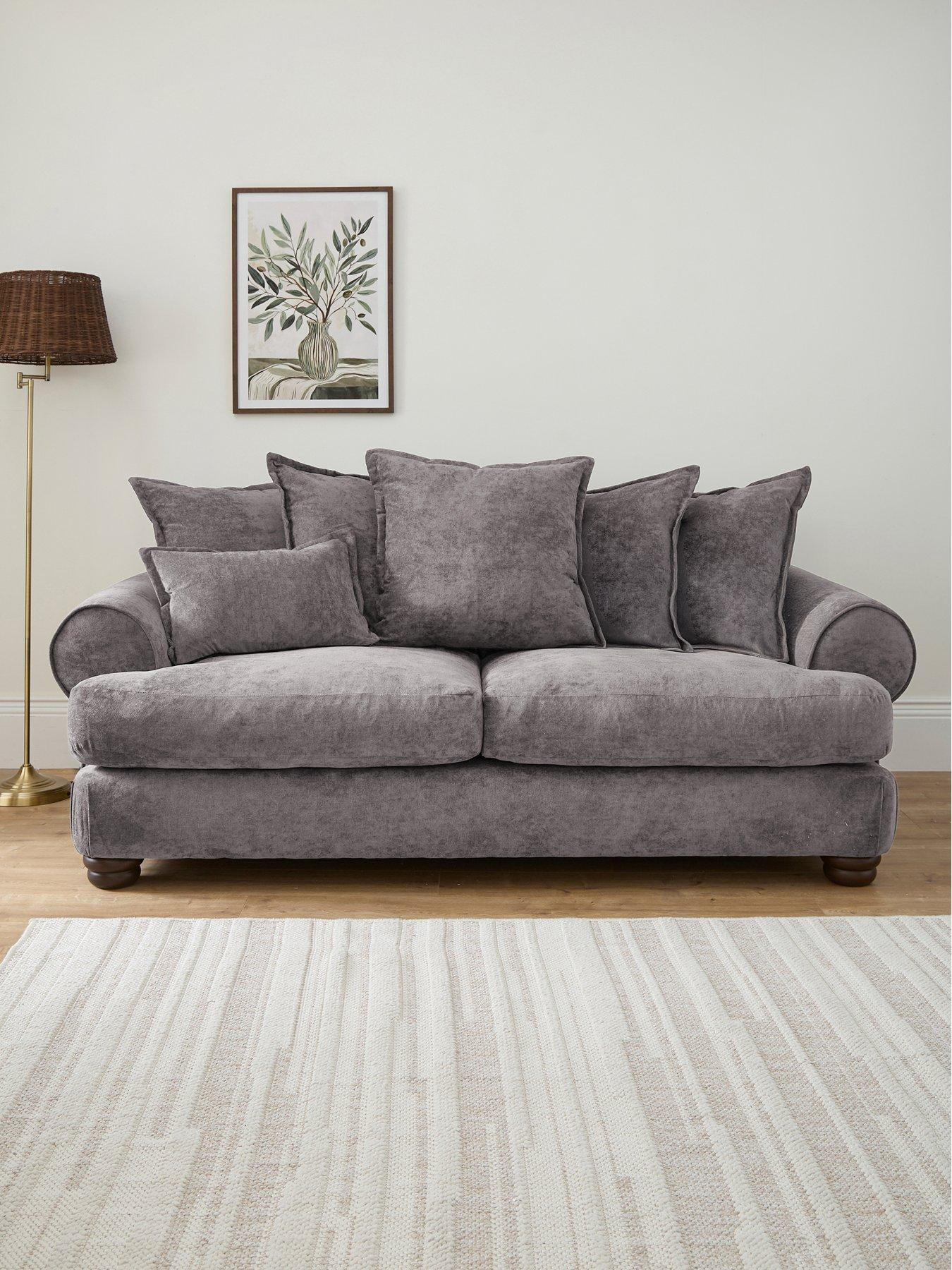 undefined Amersham 3 Seater Fabric Sofa - Made to Order in the UK