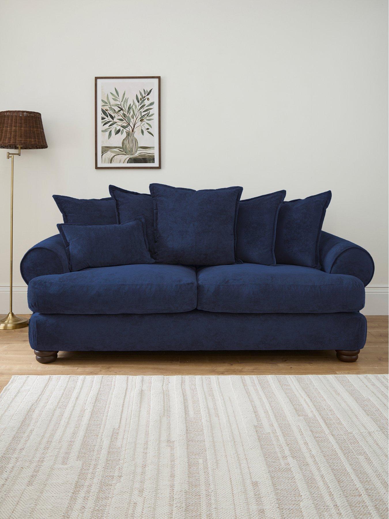 undefined Amersham 3 Seater Fabric Sofa - Made to Order in the UK