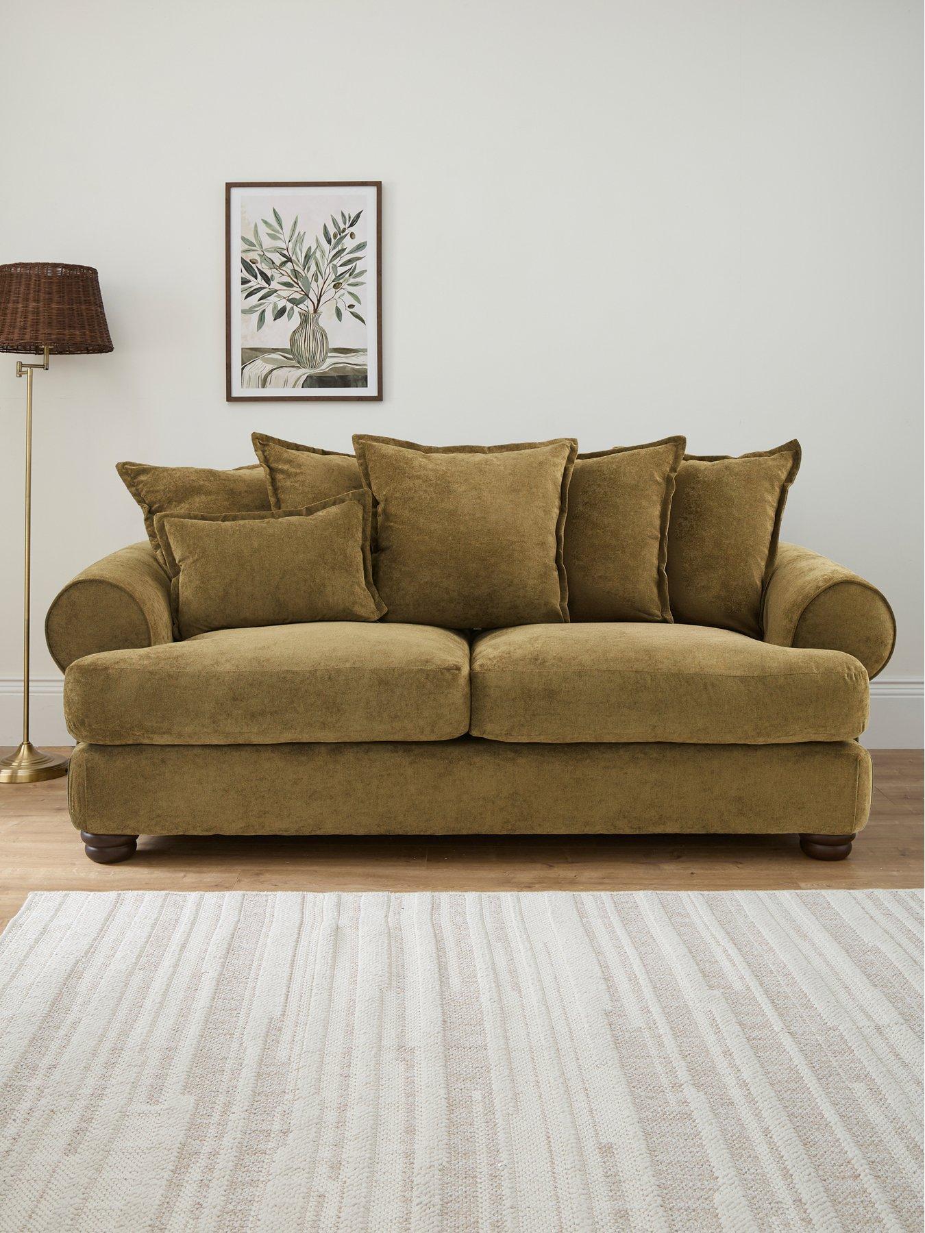 The Very Collection Amersham 3 Seater Fabric Sofa - Made to Order in the UK - FSC® Certified