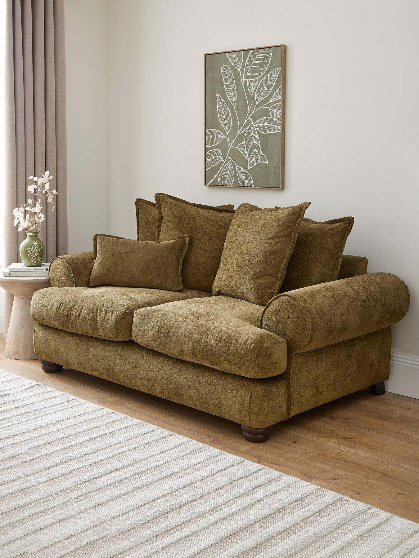undefined Amersham 2 Seater Fabric Scatter Back Sofa - Made to Order in the UK