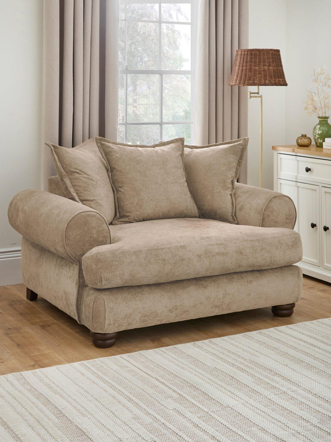 The Very Collection Amersham Fabric Snuggle Chair - Made to Order in the UK - FSC® Certified
