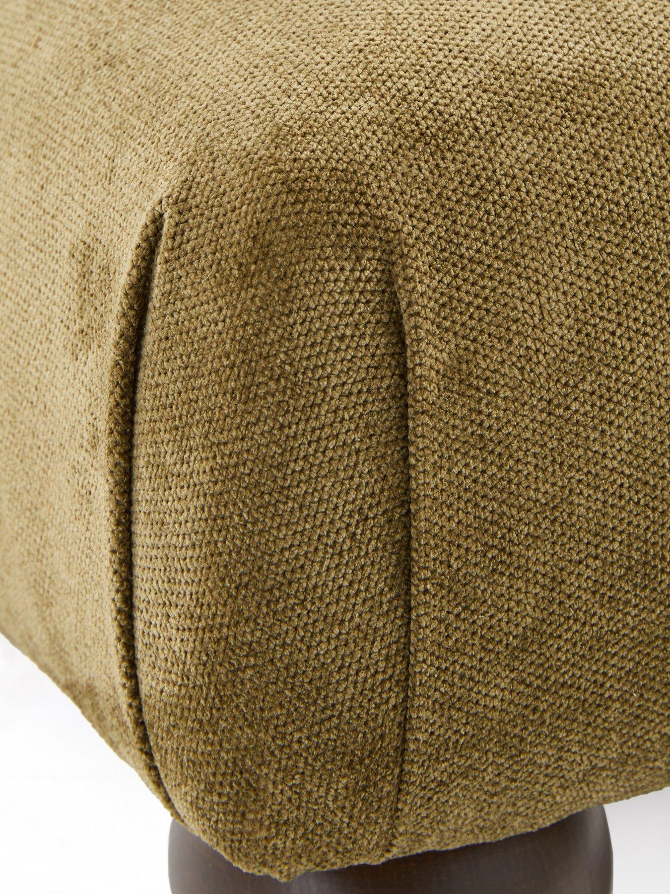 Image 4 of 6 of Very Home Amersham Plain Fabric Footstool&nbsp;- Made to Order in the UK