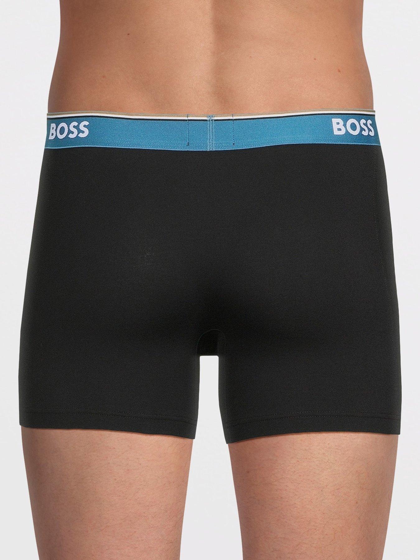 Image 3 of 3 of BOSS Bodywear 3 Pack Power Contrast Waistband Boxer - Assorted - Multi