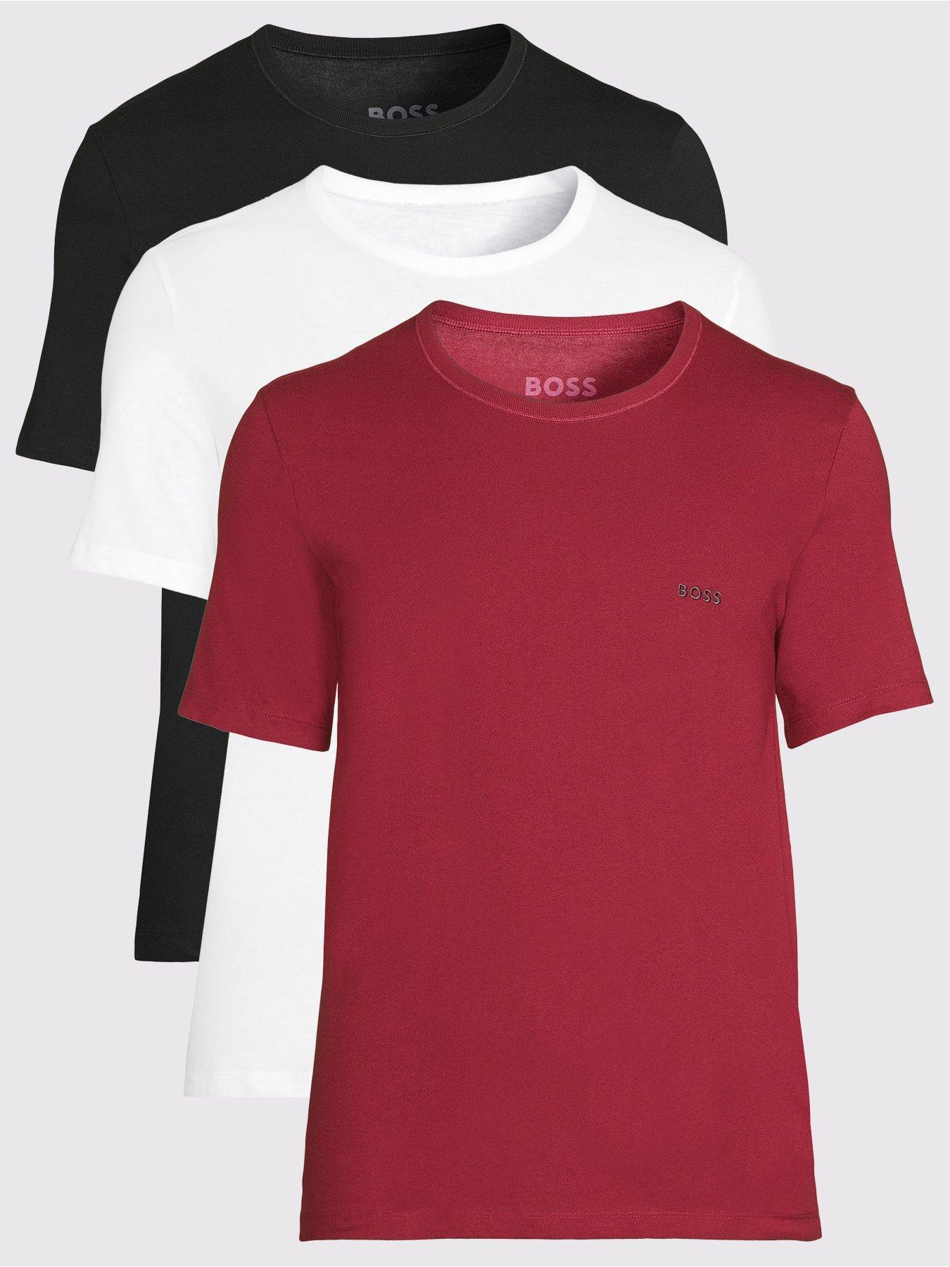 BOSS Bodywear 3 Pack T-Shirts - Assorted - Multi