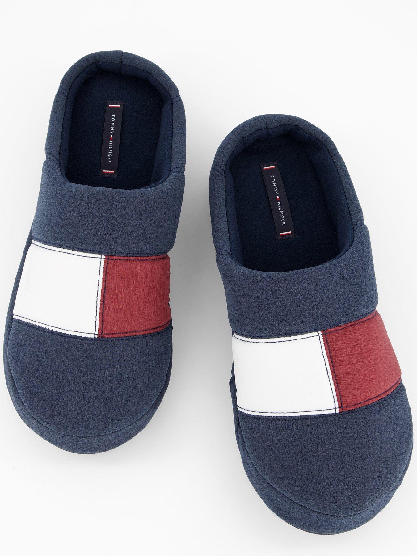  image of tommy-hilfiger-flag-house-slippers-navy