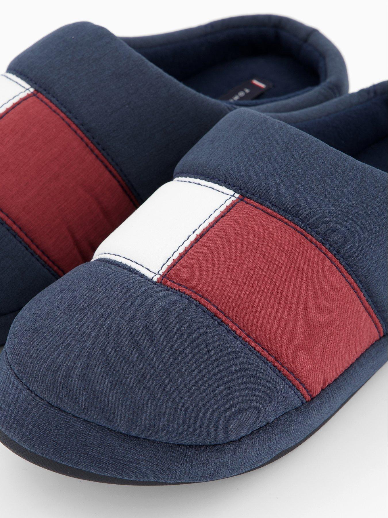  image of tommy-hilfiger-flag-house-slippers-navy