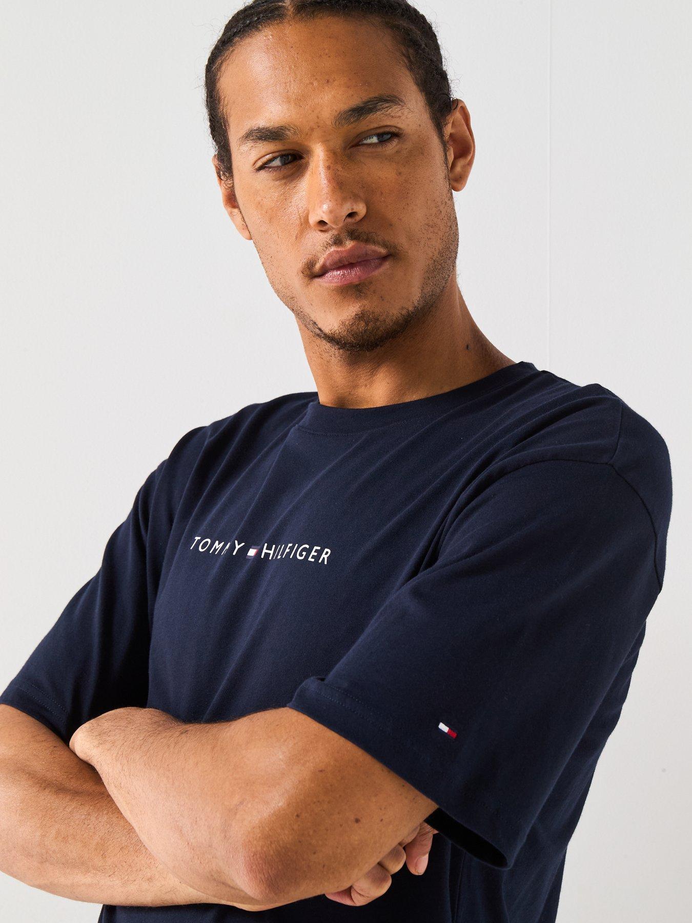Image 4 of 5 of Tommy Hilfiger Original Loungewear T-Shirt - Navy