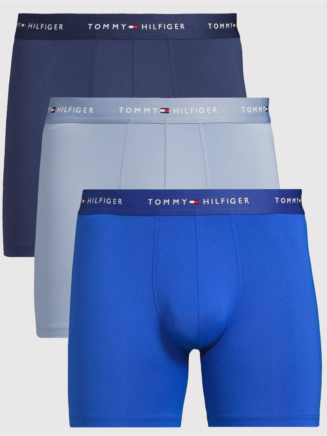 undefined 3 Pack Signature Micro Boxer Briefs - Blue