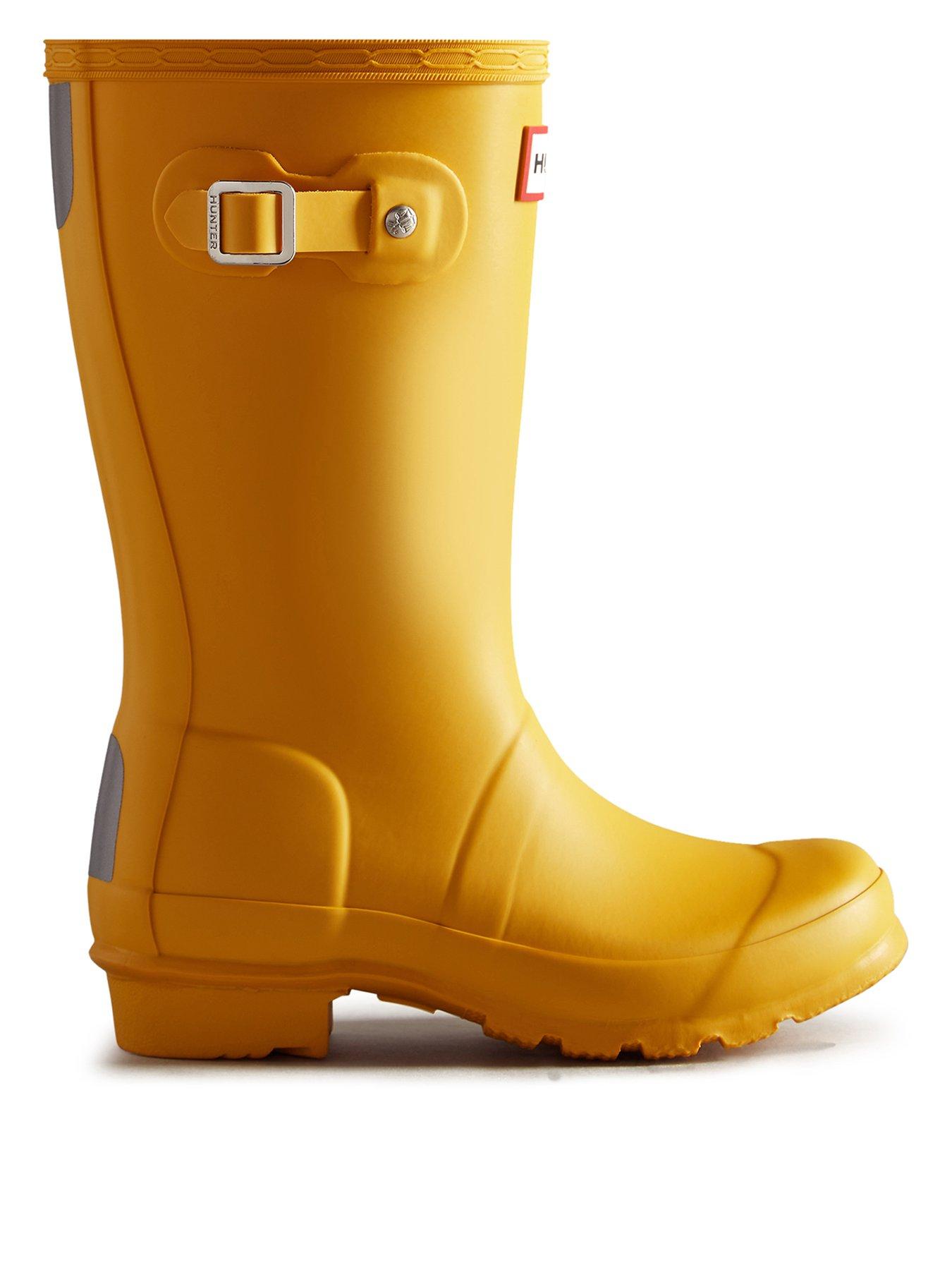 hunter-junior-originals-wellington-boot-yellow