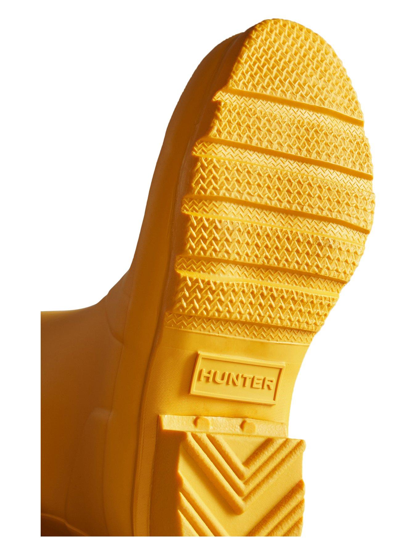  image of hunter-junior-originals-boot-yellow