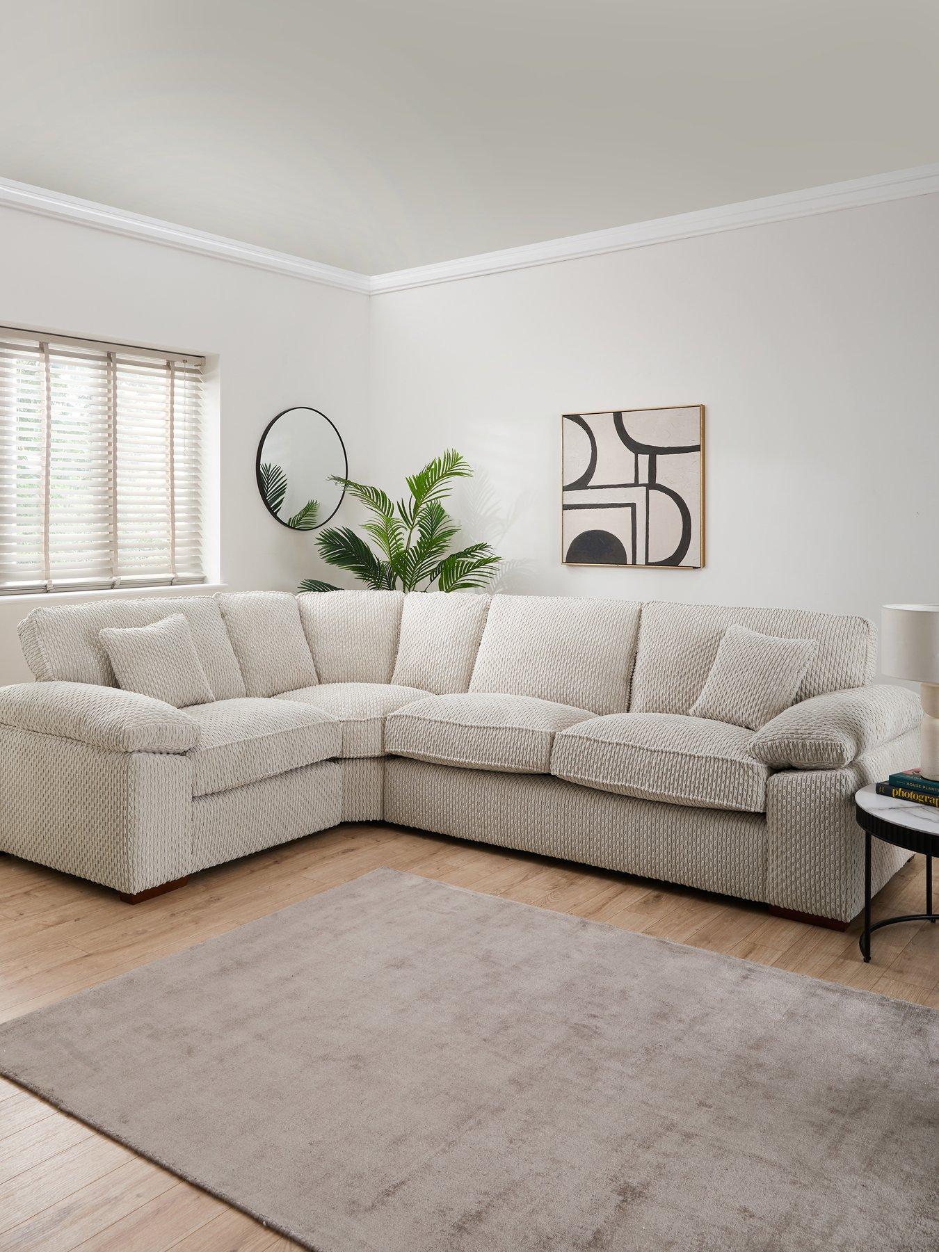 The Very Collection Clayton Left Hand Corner Fabric Sofa - Made to Order in the UK - FSC® Certified