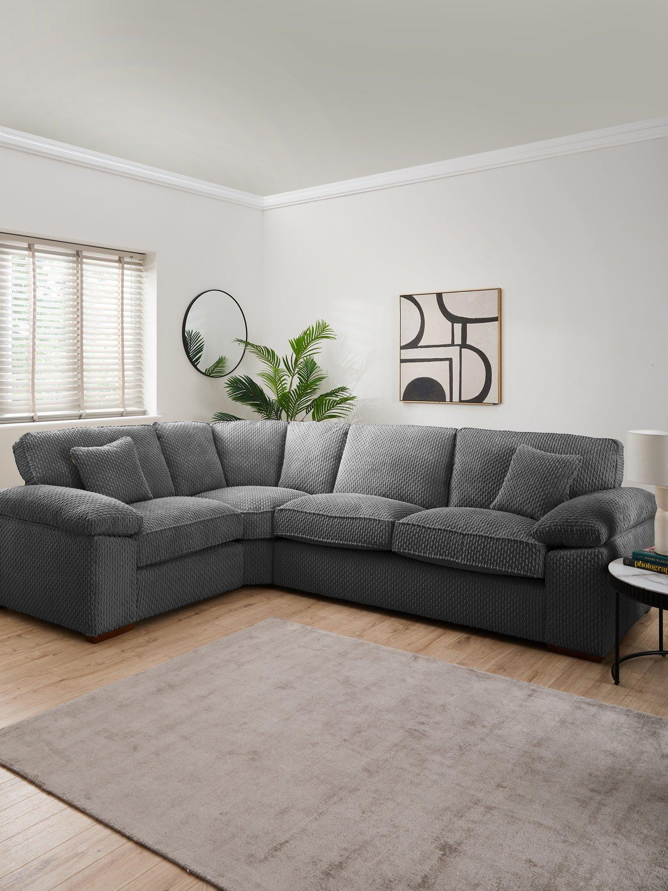 The Very Collection Clayton Left Hand Corner Fabric Sofa - Made to Order in the UK - FSC® Certified