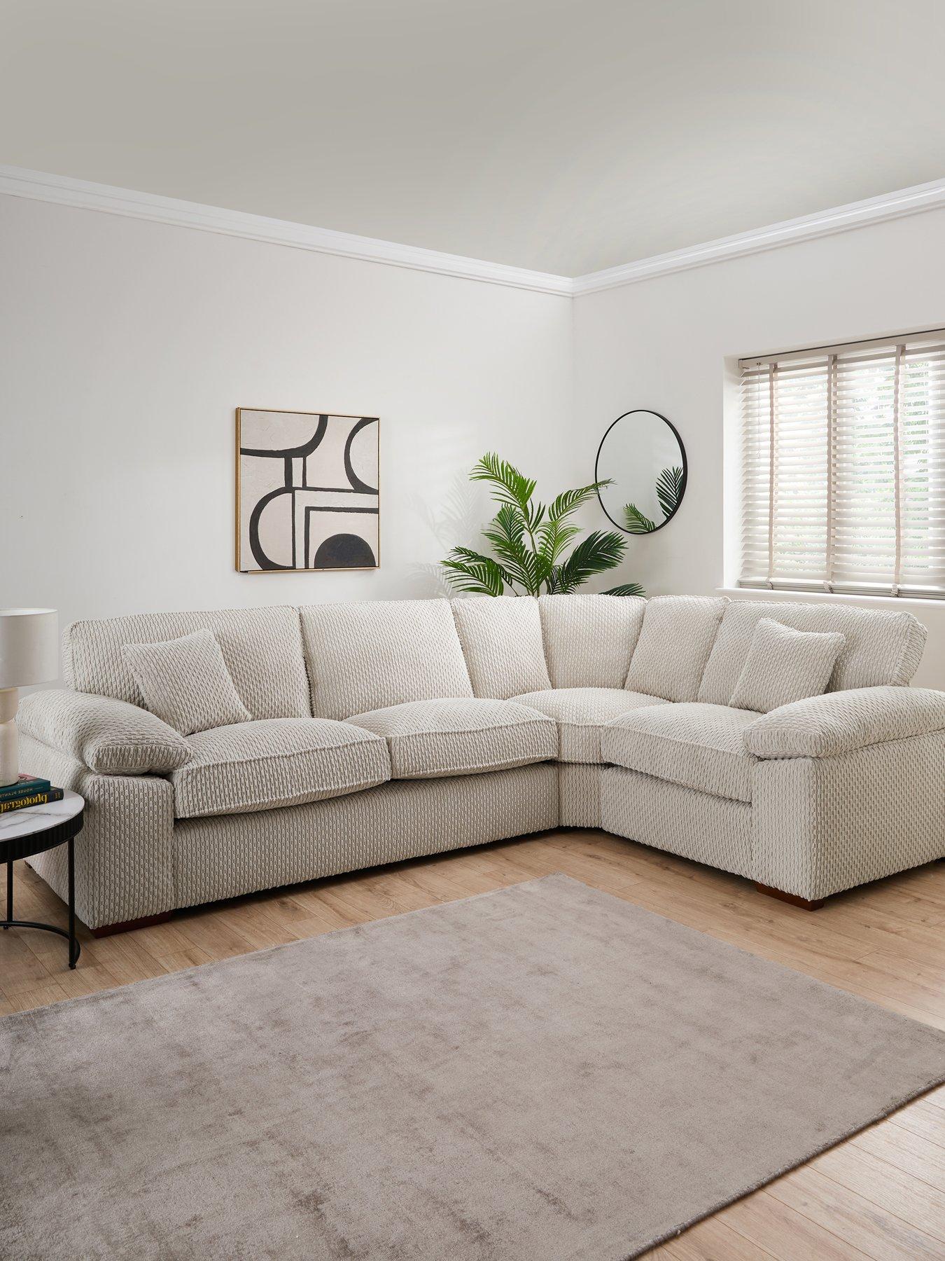 The Very Collection Clayton Right Hand Corner Fabric Sofa - Made to Order in the UK - FSC® Certified