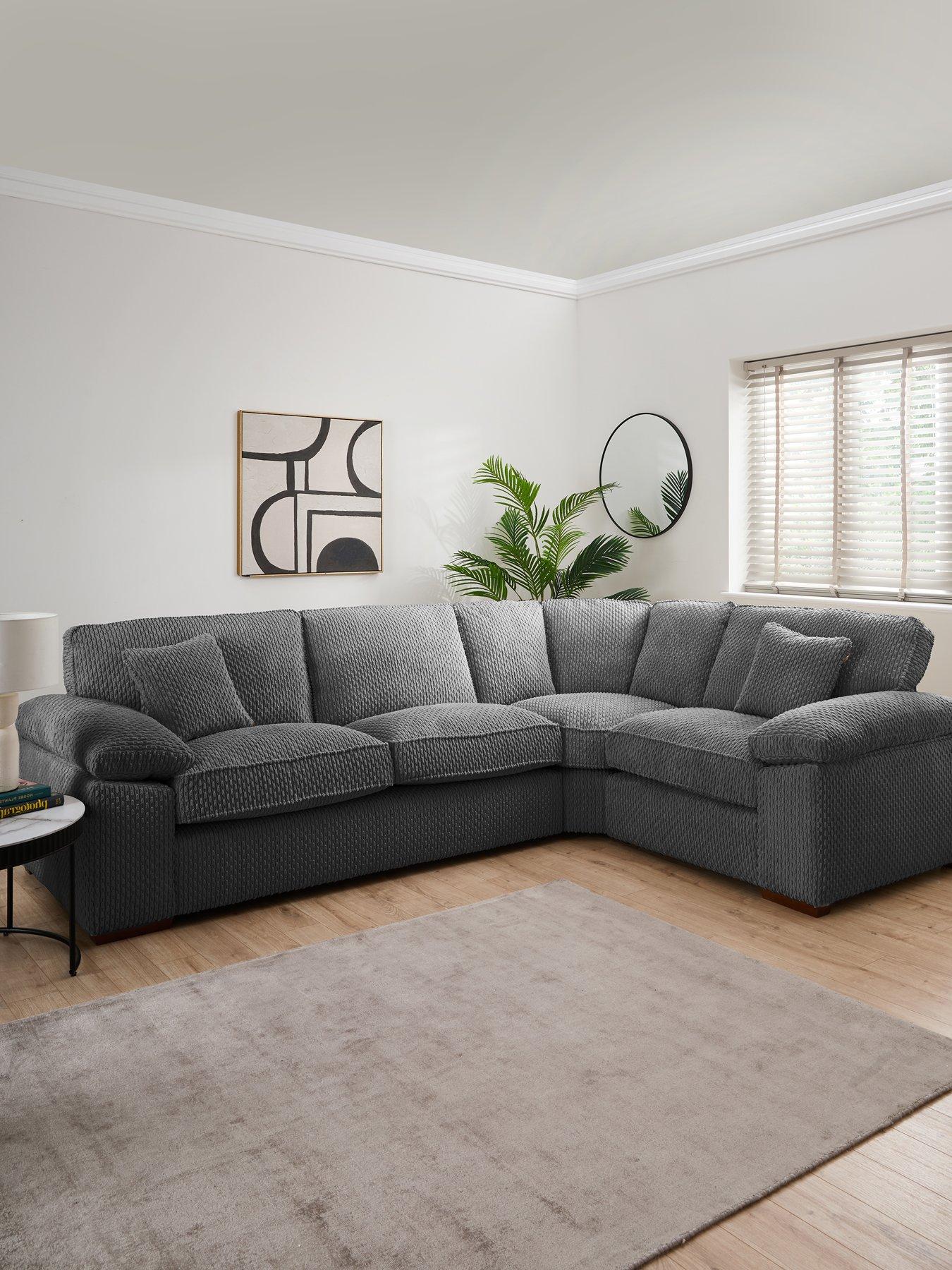 The Very Collection Clayton Right Hand Corner Fabric Sofa - Made to Order in the UK - FSC® Certified