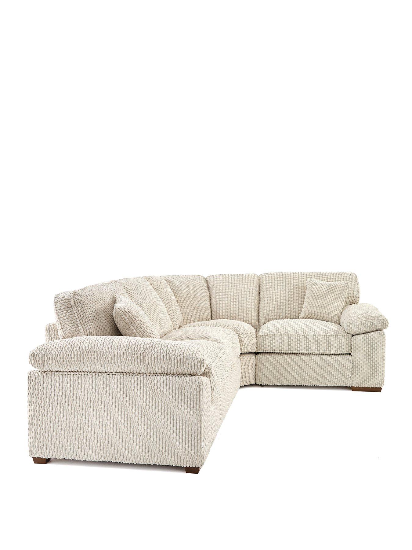 Image 3 of 7 of Very Home Clayton Right Hand Corner Fabric Sofa - Made to Order in the UK
