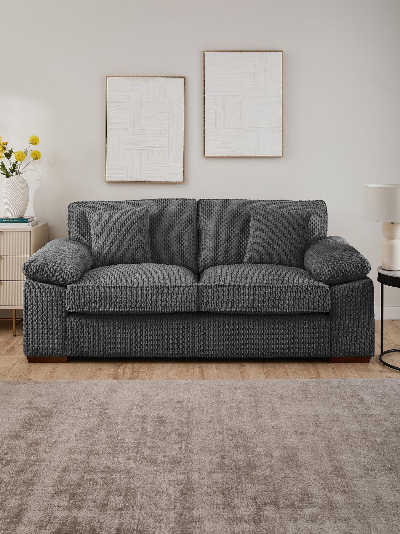 Very Home Clayton 3 Seater Fabric Sofa - Made to Order in the UK