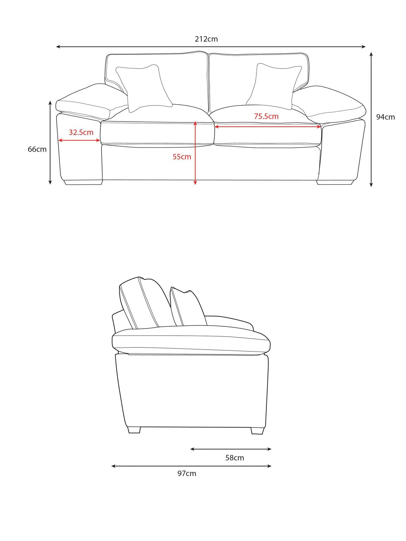 Image 7 of 7 of The Very Collection Clayton 3 Seater Fabric Sofa&nbsp;- Made to Order in the UK - FSC&reg; Certified