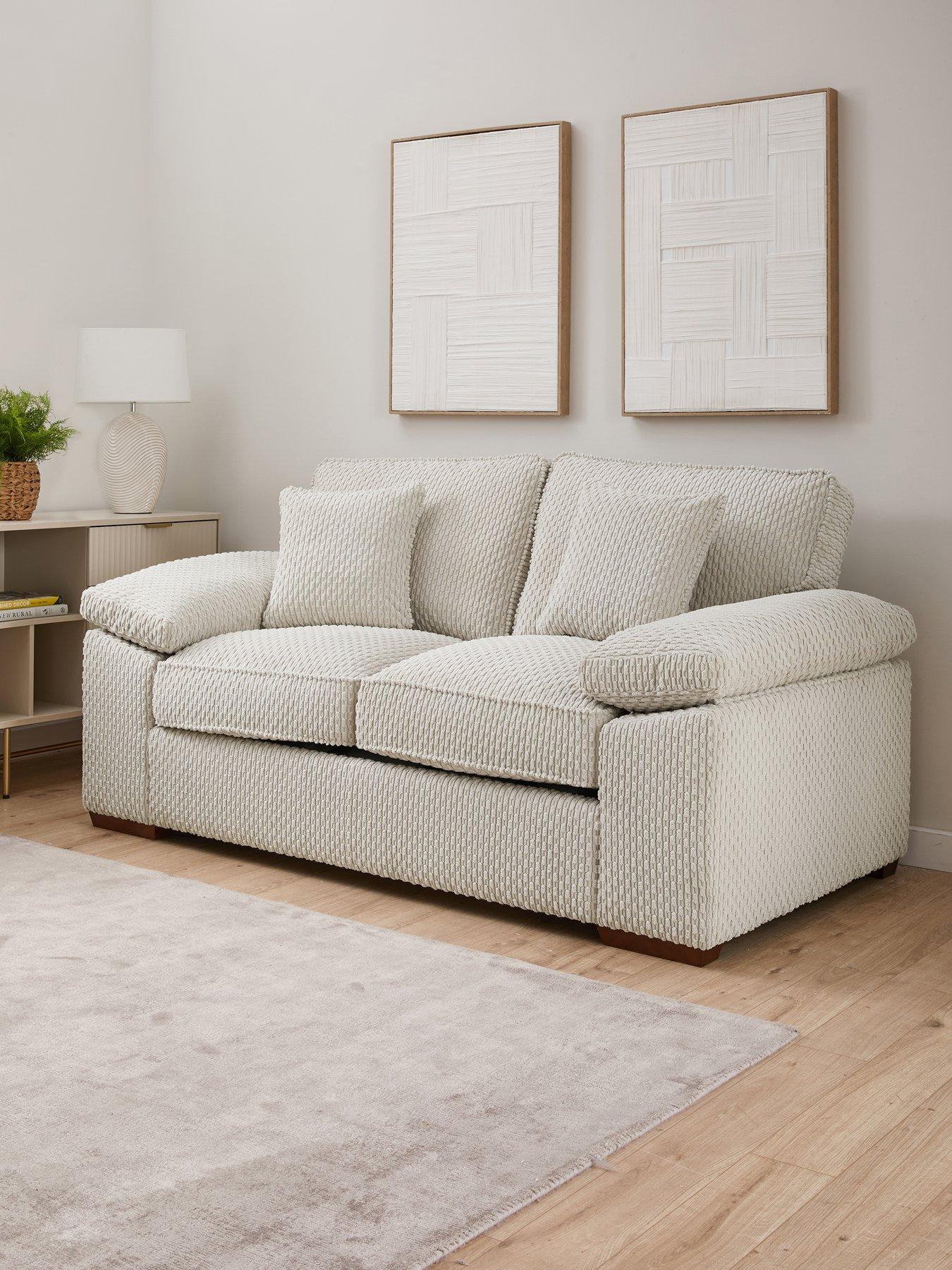 Image 1 of 7 of The Very Collection Clayton 2 Seater Deluxe Fabric Sofa Bed&nbsp;- Made to Order in the UK - FSC&reg; Certified