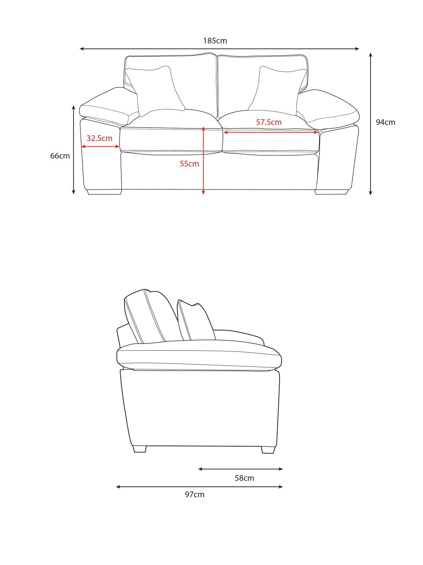 Image 7 of 7 of The Very Collection Clayton 2 Seater Deluxe Fabric Sofa Bed&nbsp;- Made to Order in the UK - FSC&reg; Certified