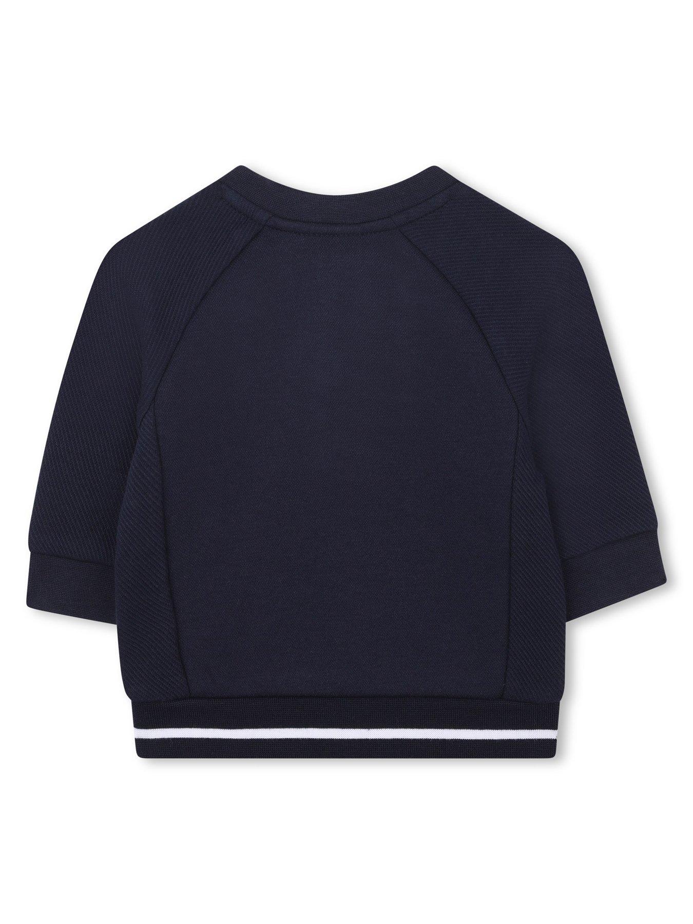  image of boss-newborn-baby-boys-jogging-set-navy