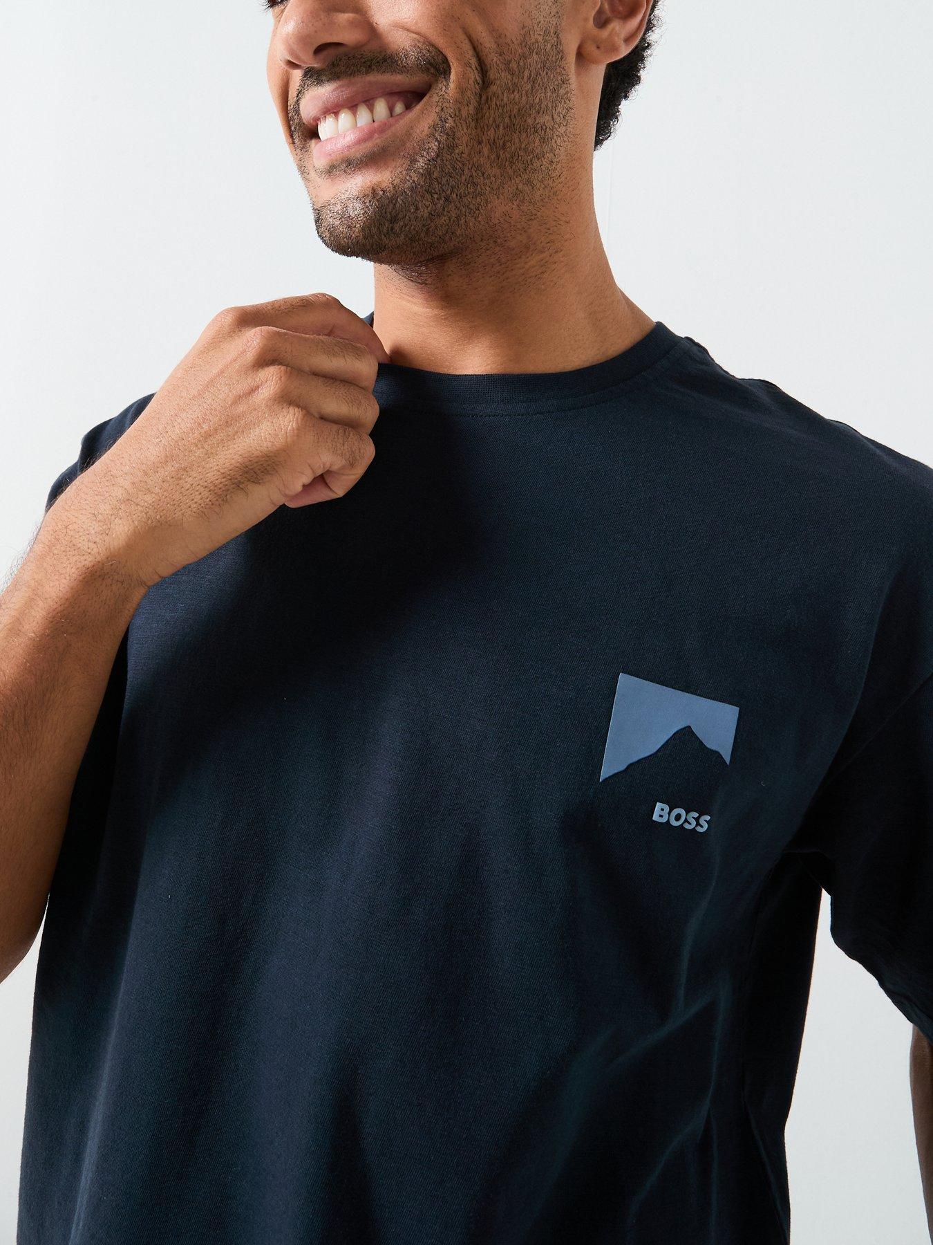  image of boss-te_polar-back-print-t-shirt-navy