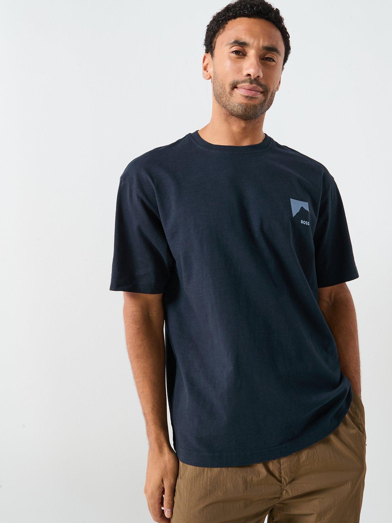  image of boss-te_polar-back-print-t-shirt-navy